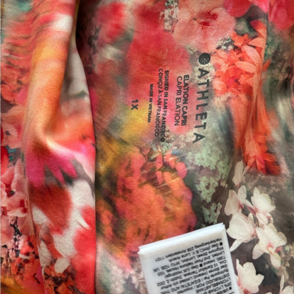 Athleta Vibrant Floral Leggings - Picture 3 of 3